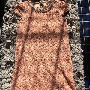 Girls large (14) peach dress